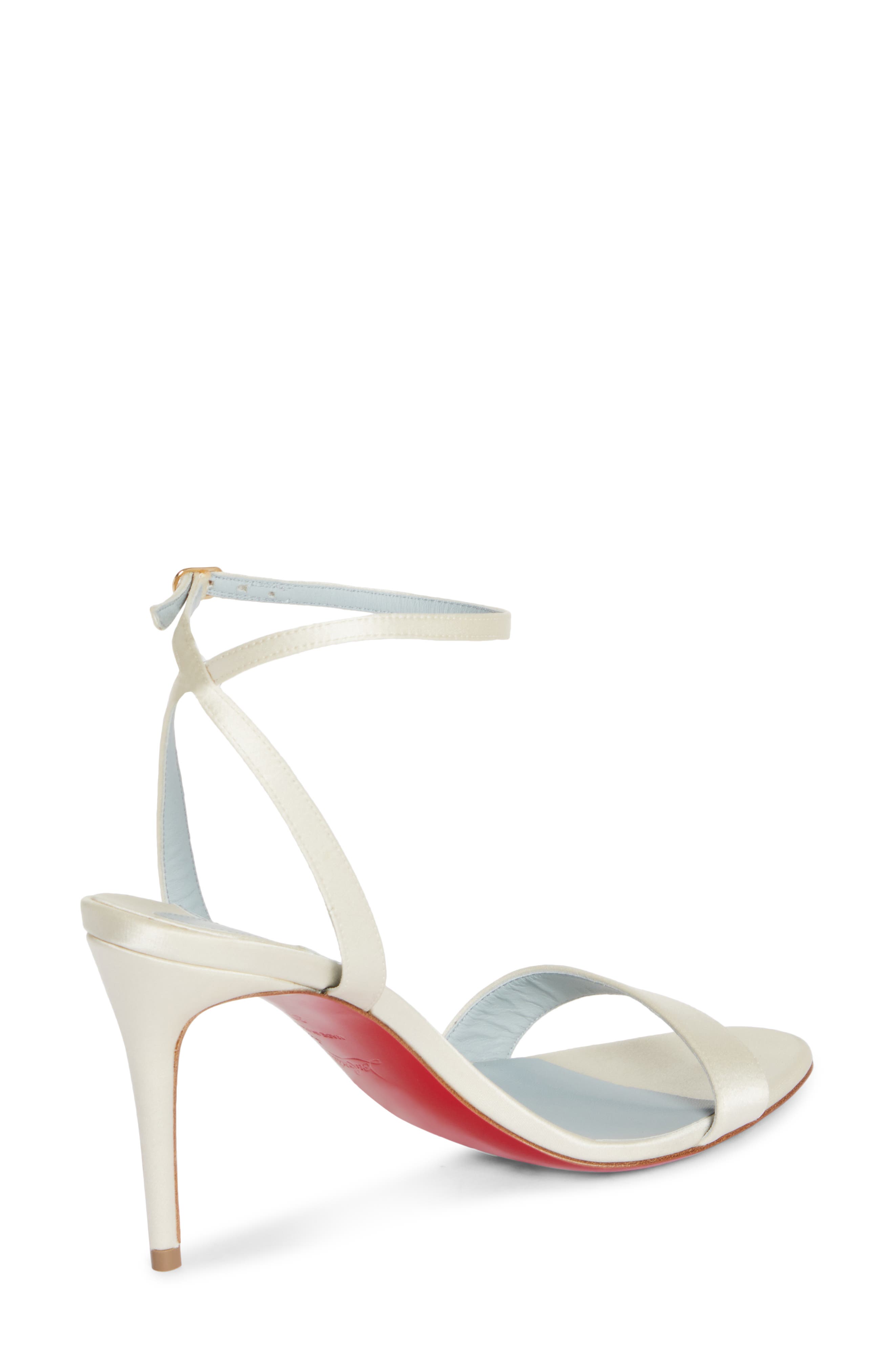 Christian Louboutin Loubigirl Ankle Strap Sandal, Alternate, color, White