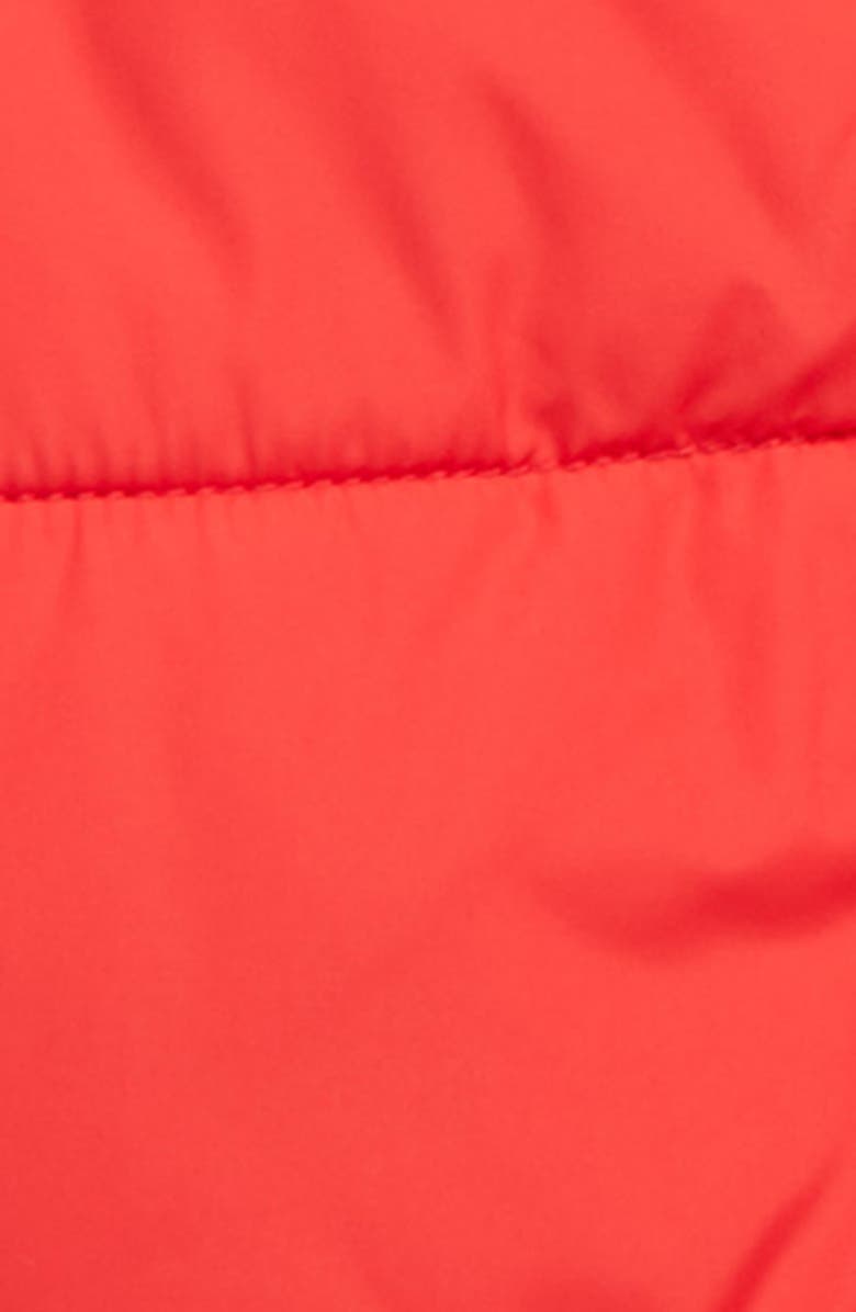 Mini Boden Kids' Quilted Puffer Coat with Faux Fur Trim, Alternate, color,