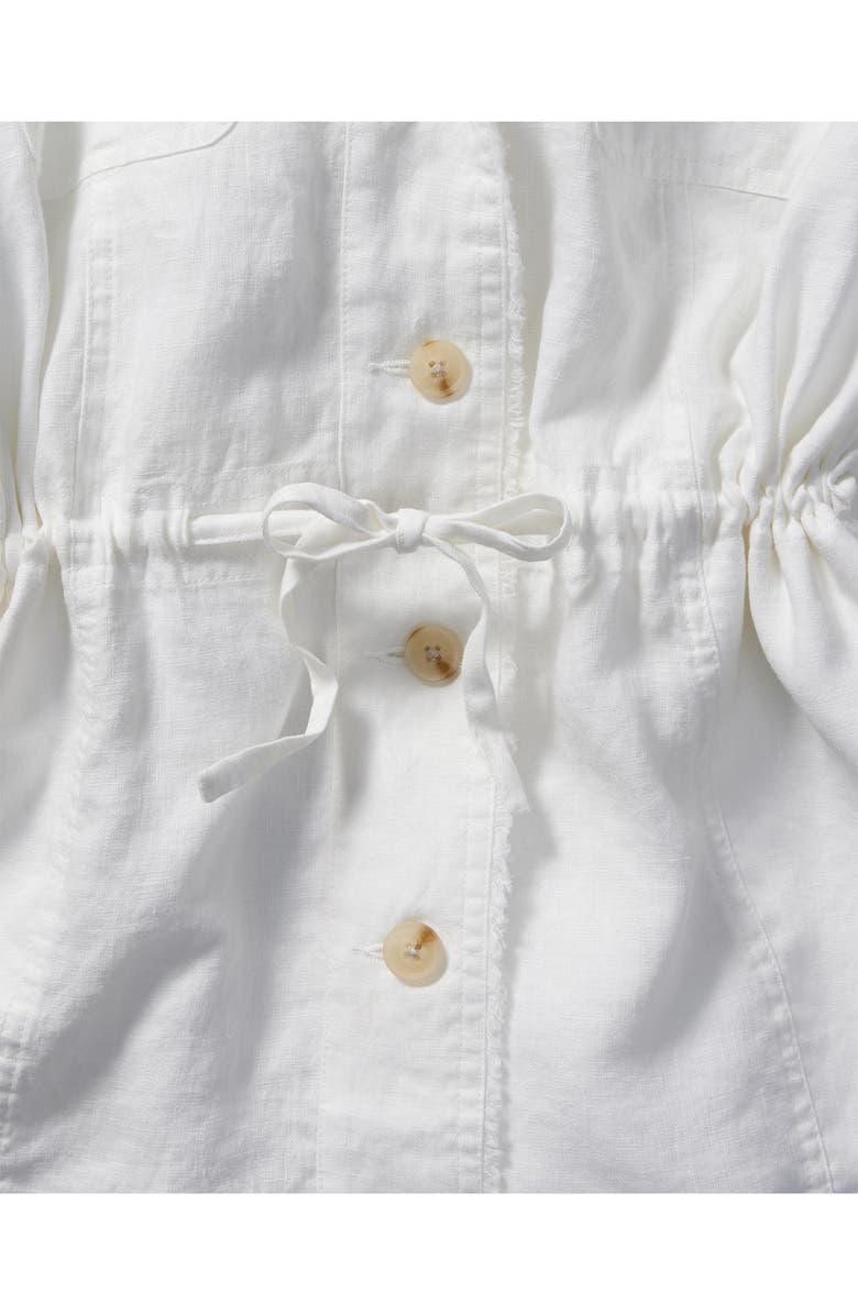 Tommy Bahama Two Palms Linen Utility Jacket, Alternate, color, White