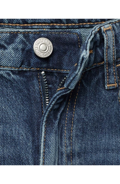 Mango Matilda Mid Rise Straight Leg Jeans In Blue