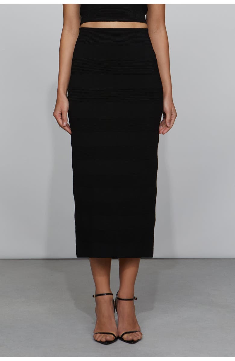 Et Ochs Remi Knit Skirt, Alternate, color, Black