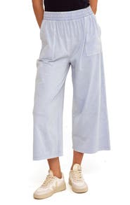 Threads 4 Thought Alva Mineral Wash Pull-On Wide Leg Capri Pants