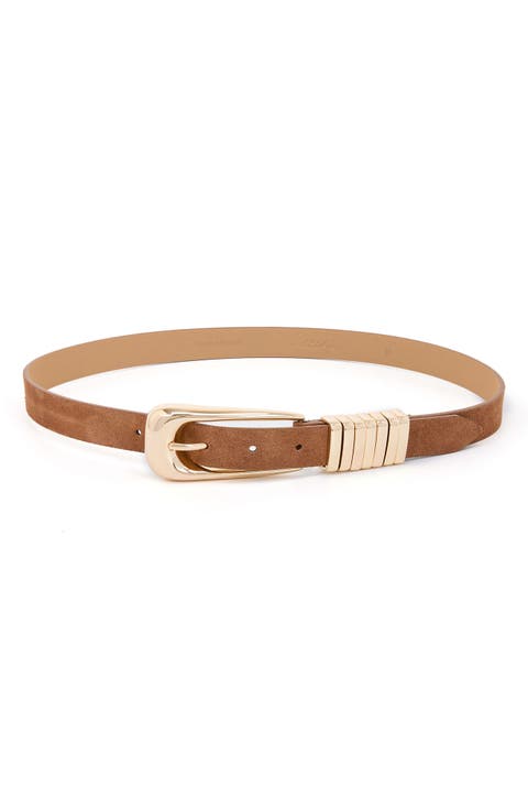 Two-Tone Keeper Leather Belt