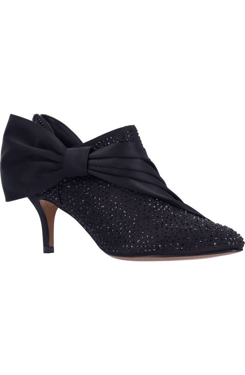 J. Reneé Elettra Pointed Toe Bootie, Main, color, Black