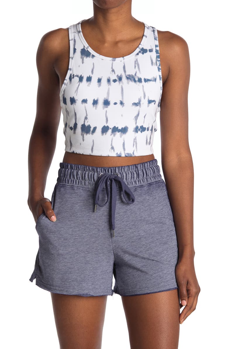 Threads 4 Thought Kady Indigo Stripe Wash Crop Top, Main, color,