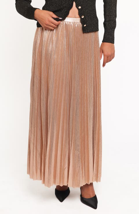 Bethy Pleated Maxi Skirt