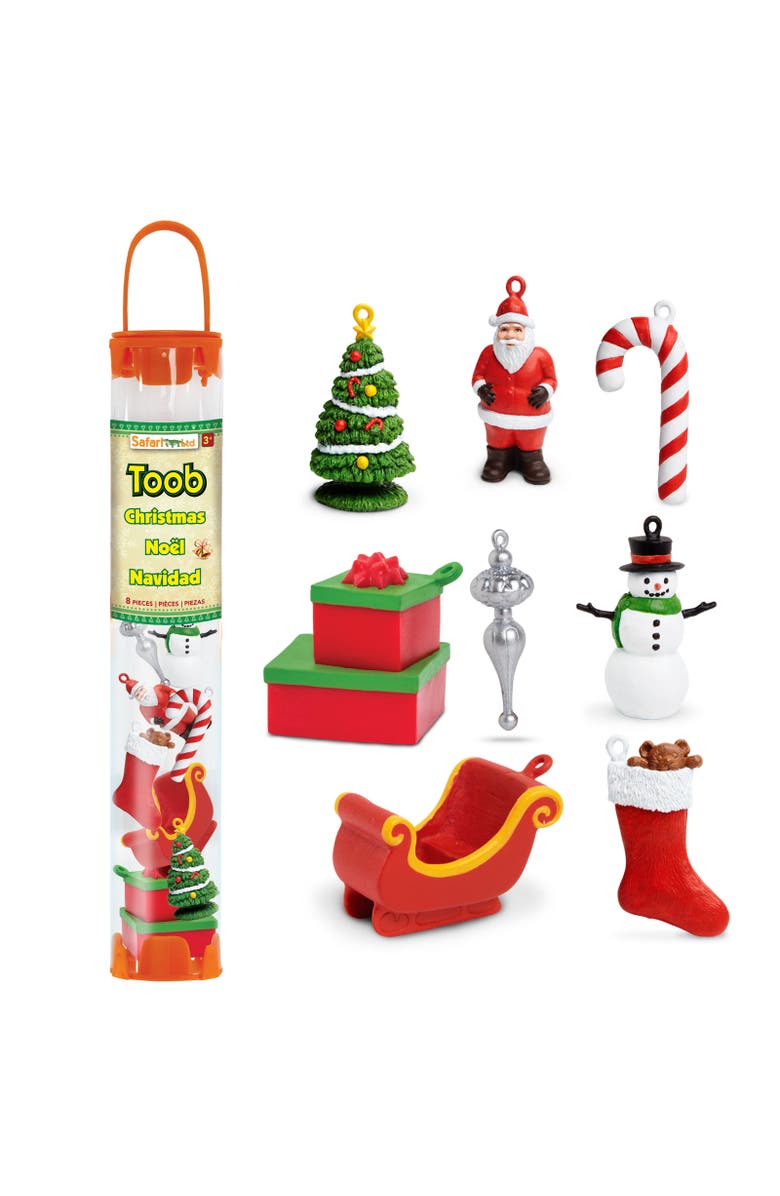 Safari Ltd. Christmas Designer Toob - contains 7 Mini Figurines, Main, color, NO COLOR