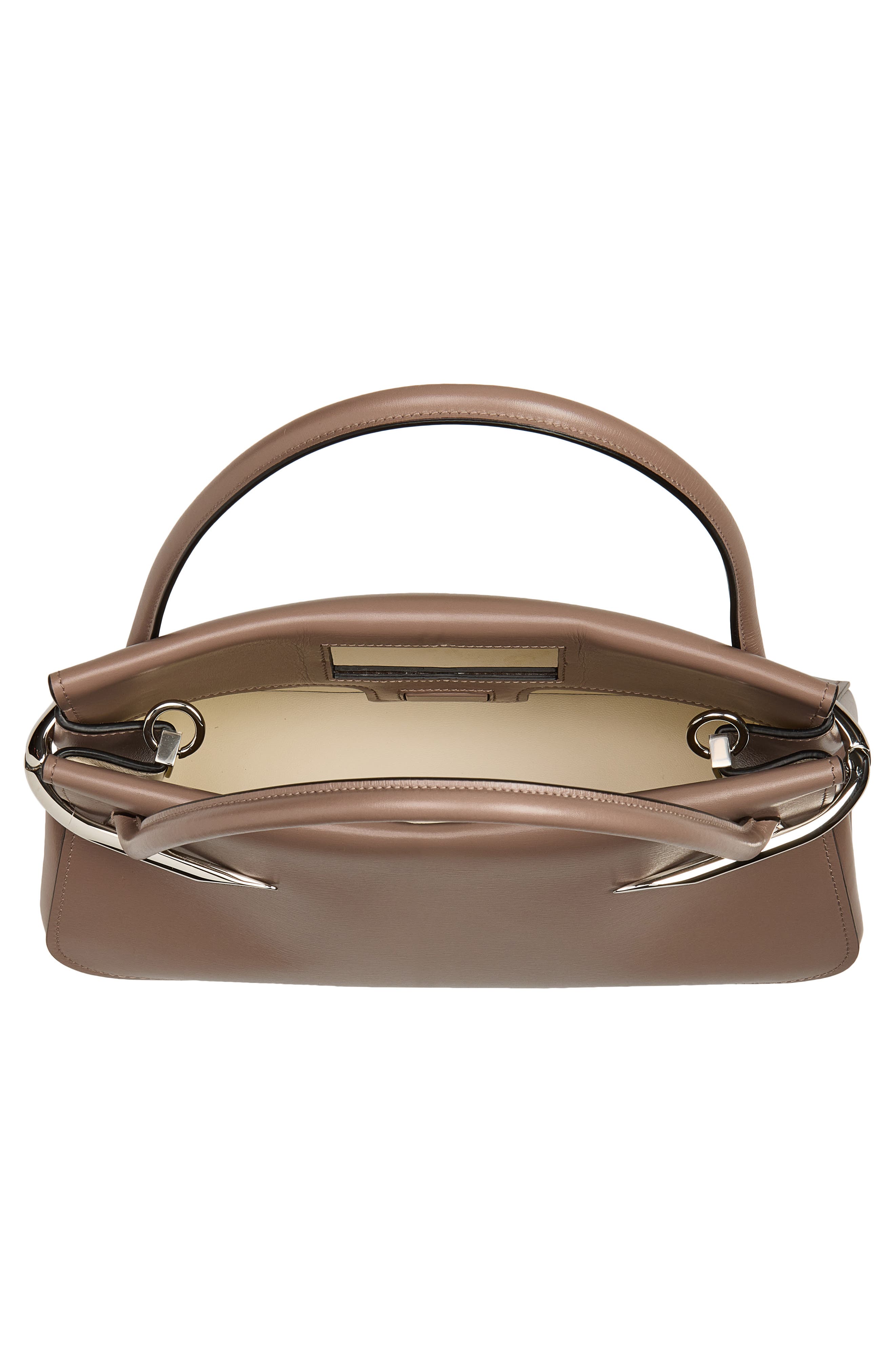 Givenchy Medium Pinch Leather Top Handle Bag, Alternate, color, 281-Taupe