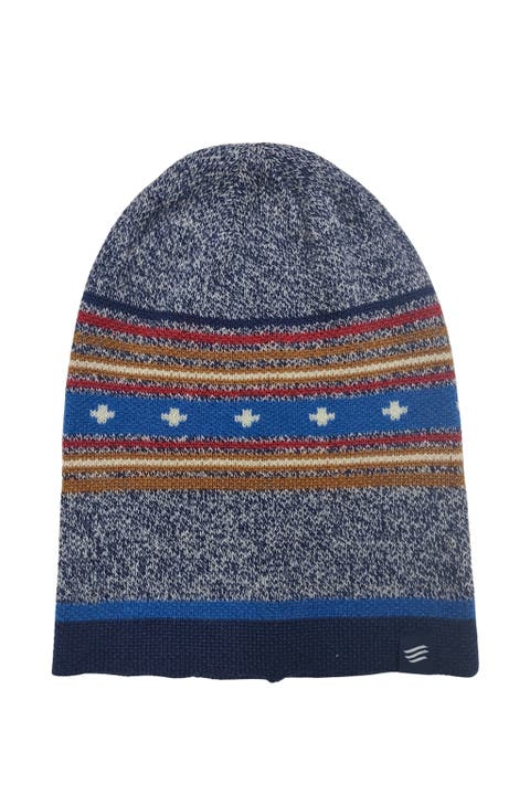 The Merino Wool Slouchy Modern Fair Isle Beanie