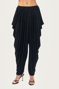 Nocturne Draped Relaxed-Fit Pants