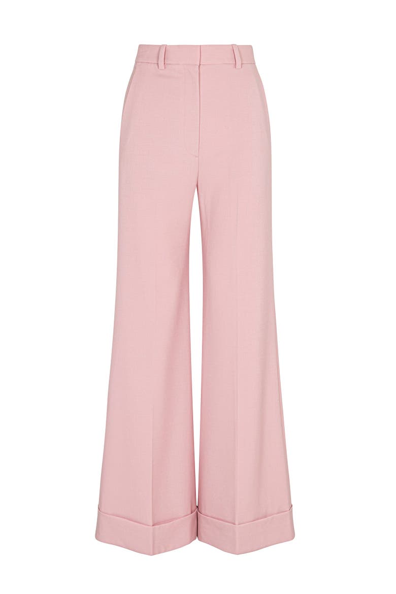 Calvary Twill Wide Leg Trouser, Alternate, color, CALAMINE PINK