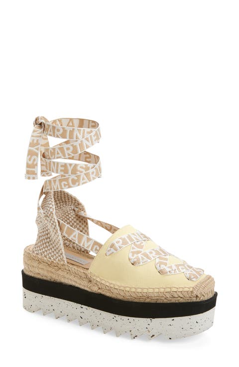 Gaia Logo Strap Espadrille (Women)