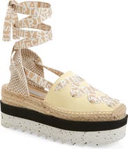 Stella McCartney Gaia Logo Strap Espadrille