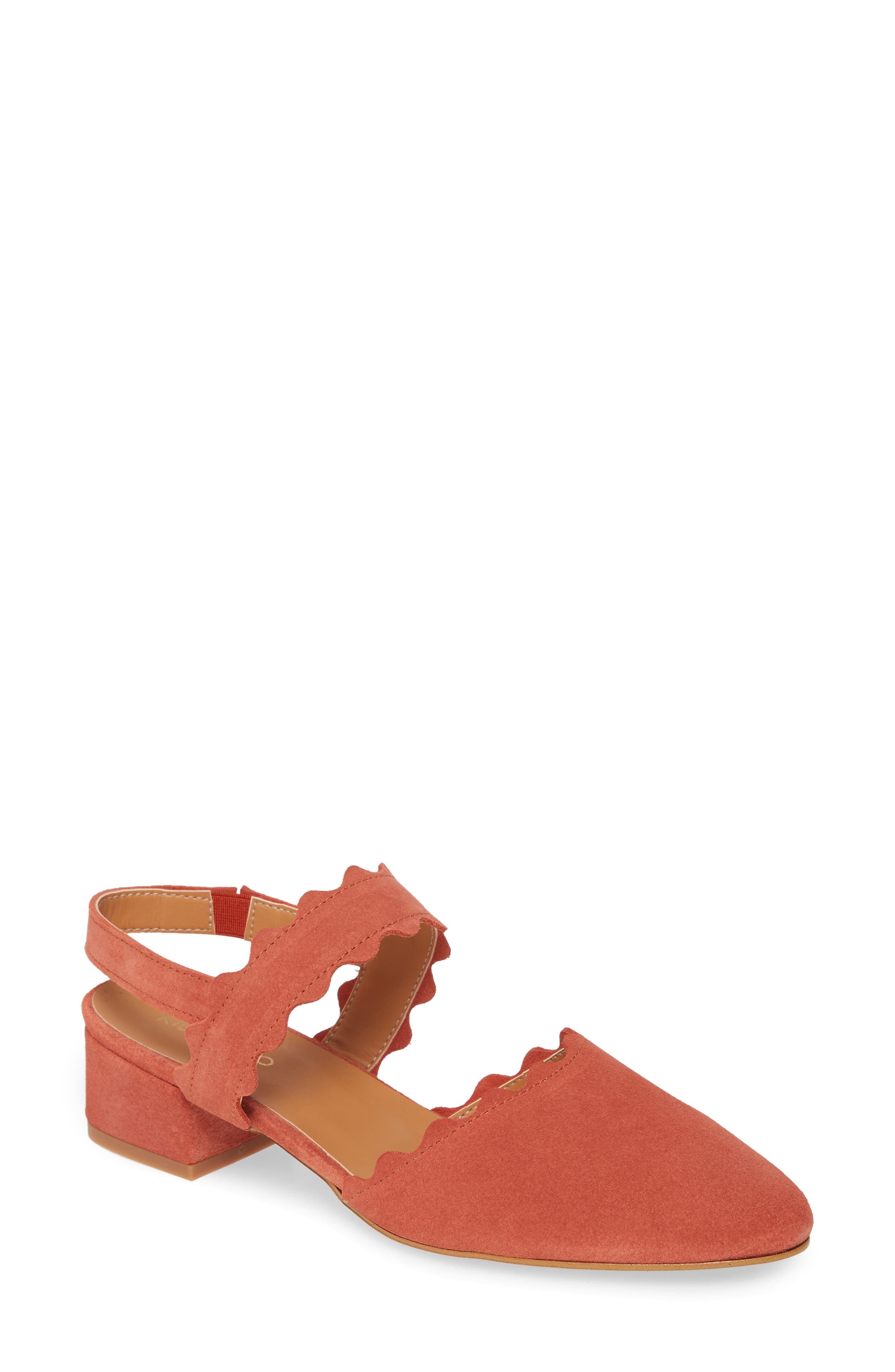 Rubi d'Orsay Sandal, Main, color, SPICE SUEDE