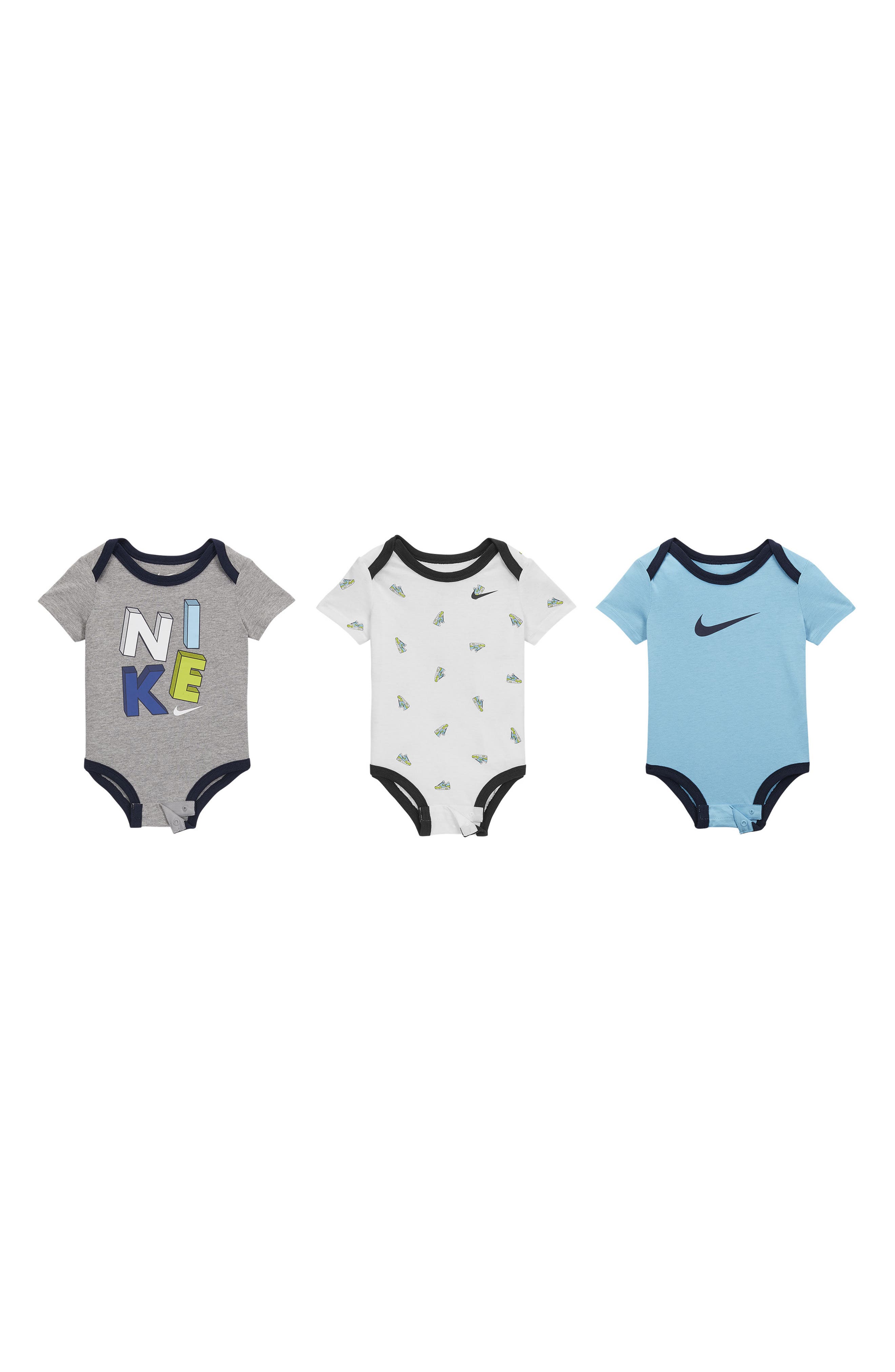 Nike Air Max Assorted 3-Pack Bodysuits | Nordstromrack