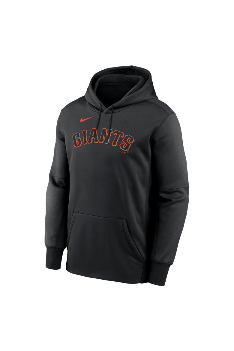 Men's Nike Black San Francisco Giants Primary Wordmark Therma Hoodie, Alternate, color, Black