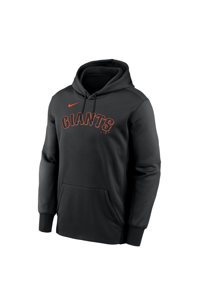 Nike Men's Nike Black San Francisco Giants Primary Wordmark Therma Hoodie, Alternate, color, Black