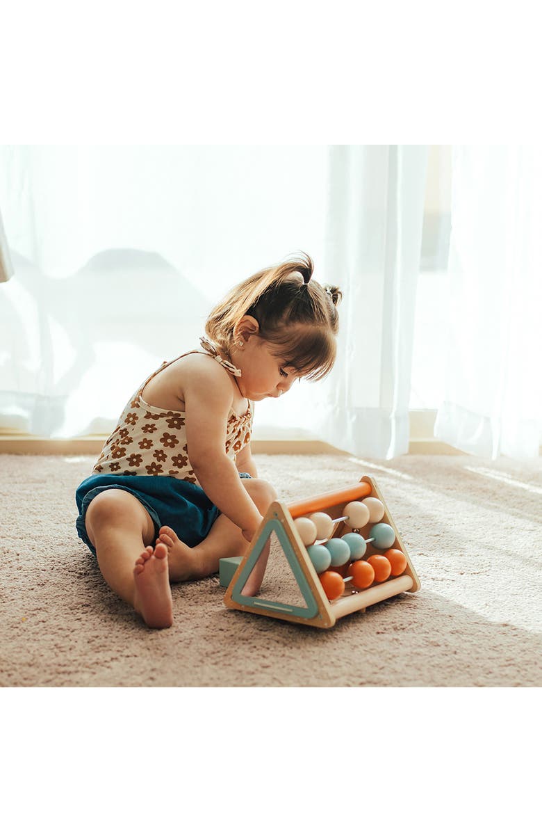 Wonder & Wise Playful Triangle Activity Game, Alternate, color, Wood