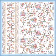 Jessie Zhao New York Baroque Blossom Double Sided Silk Scarf