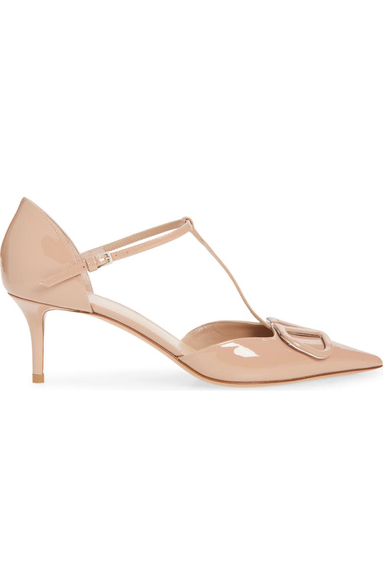 Valentino Garavani VLOGO T-Strap d
Orsay Pump, Alternate, color, Dusty Rose