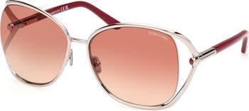 62mm Round Sunglasses