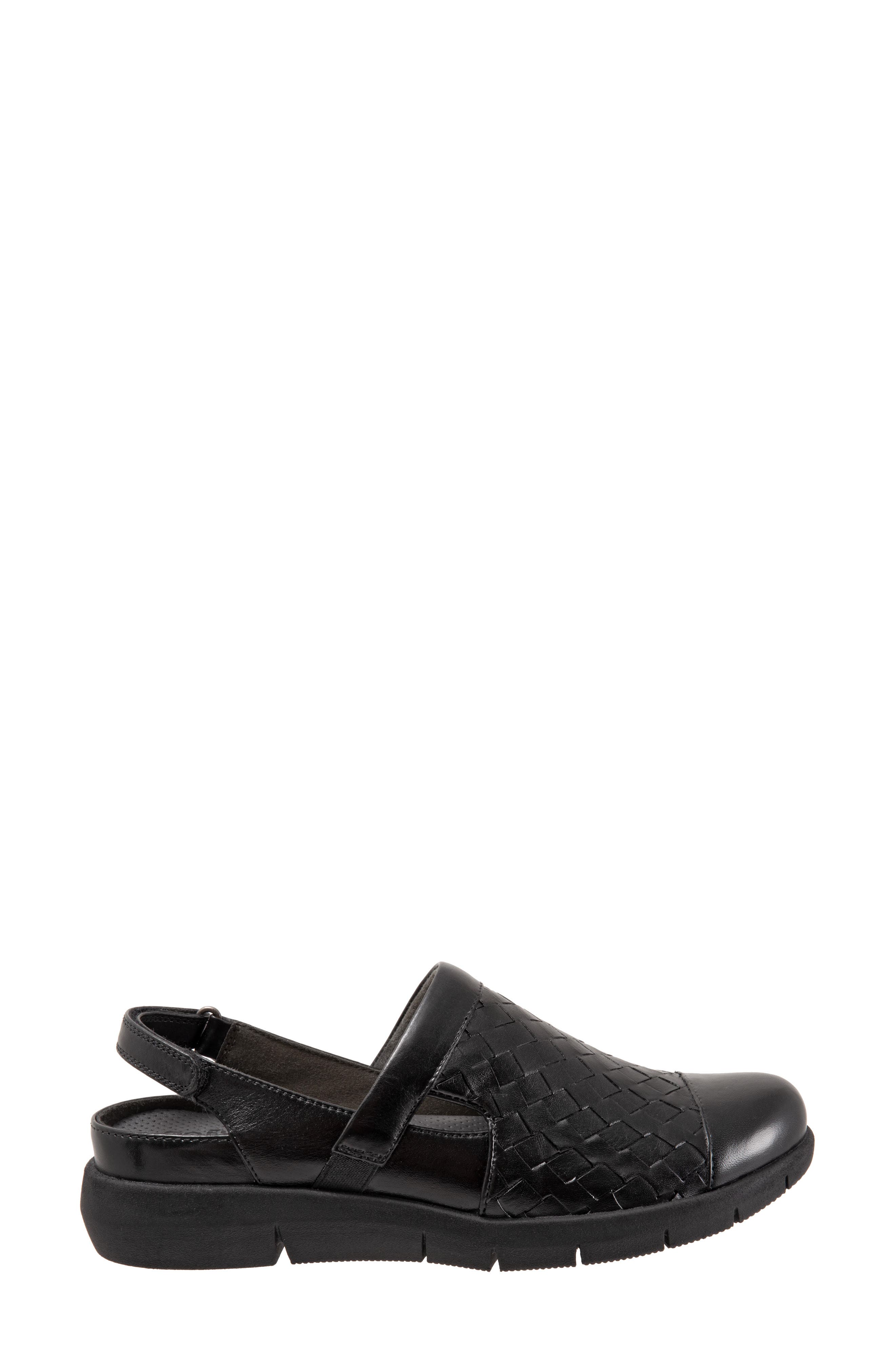 SoftWalk<sup>®</sup> Salina II Woven Clog, Alternate, color, Black
