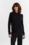 Chinti & Parker Wool & Cashmere Cropped Sporty Sweater