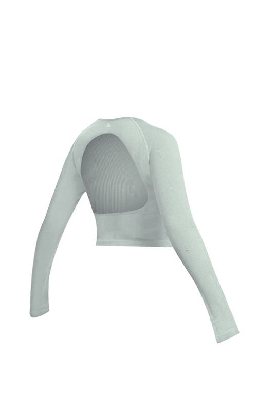 Vitality Synergy Open Back Long Sleeve In Green