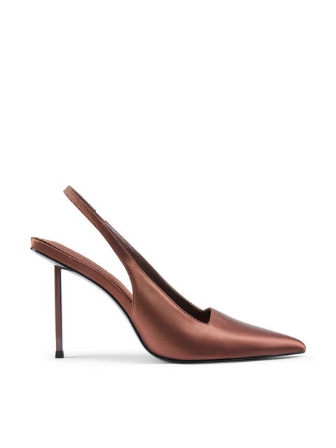 G63 Slingback Satin Pump