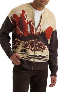 Wrangler Desert Graphic Zip Cardigan