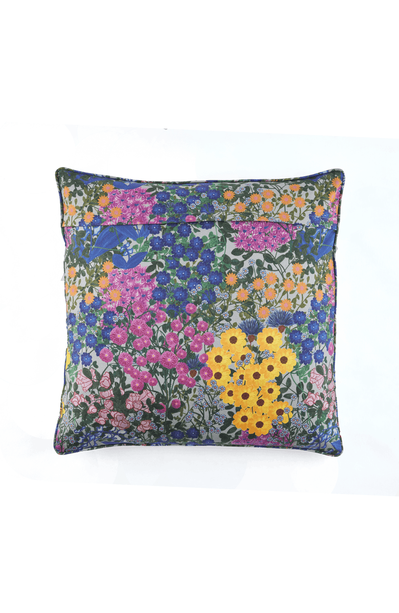 Sophie Williamson Design Square Pillow Cover Pré Fleuri - Cover Only, Alternate, color, Blue