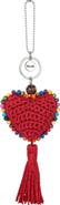 The Sak Yarnicharmz Crochet Heart Dangle