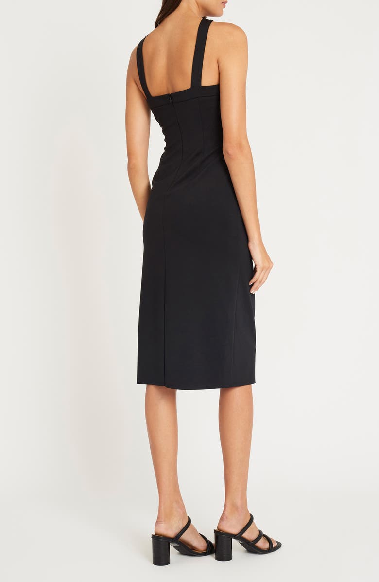 Luxely Louis Halter Neck Sheath Dress, Alternate, color, 