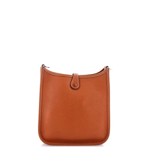 Pre-owned Hermes Hermes Evelyne Bag Gen Iii Clemence Tpm In Gold