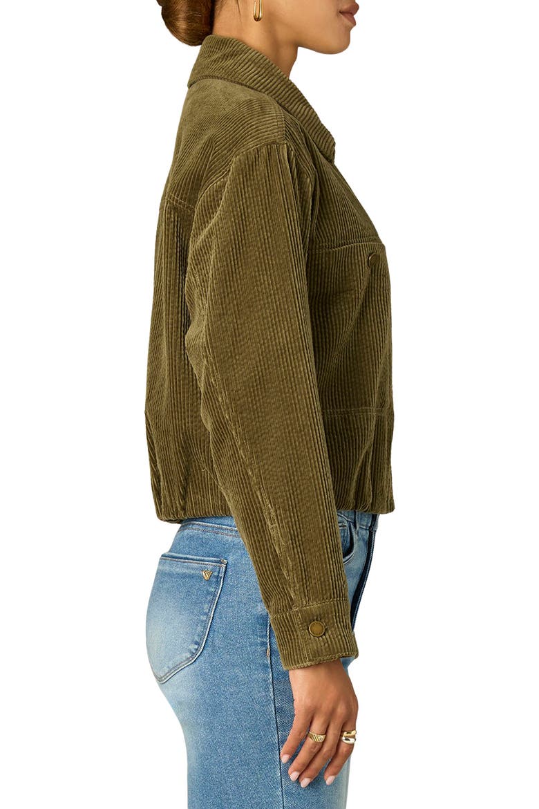 Cotton Corduroy Jacket, Alternate, color, FOREST MOSS