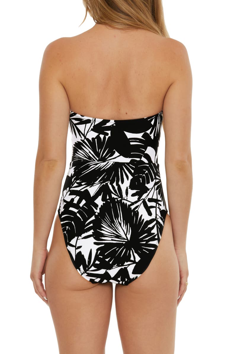 Trina Turk Lennox Bandeau One-Piece Swimsuit, Alternate, color, 