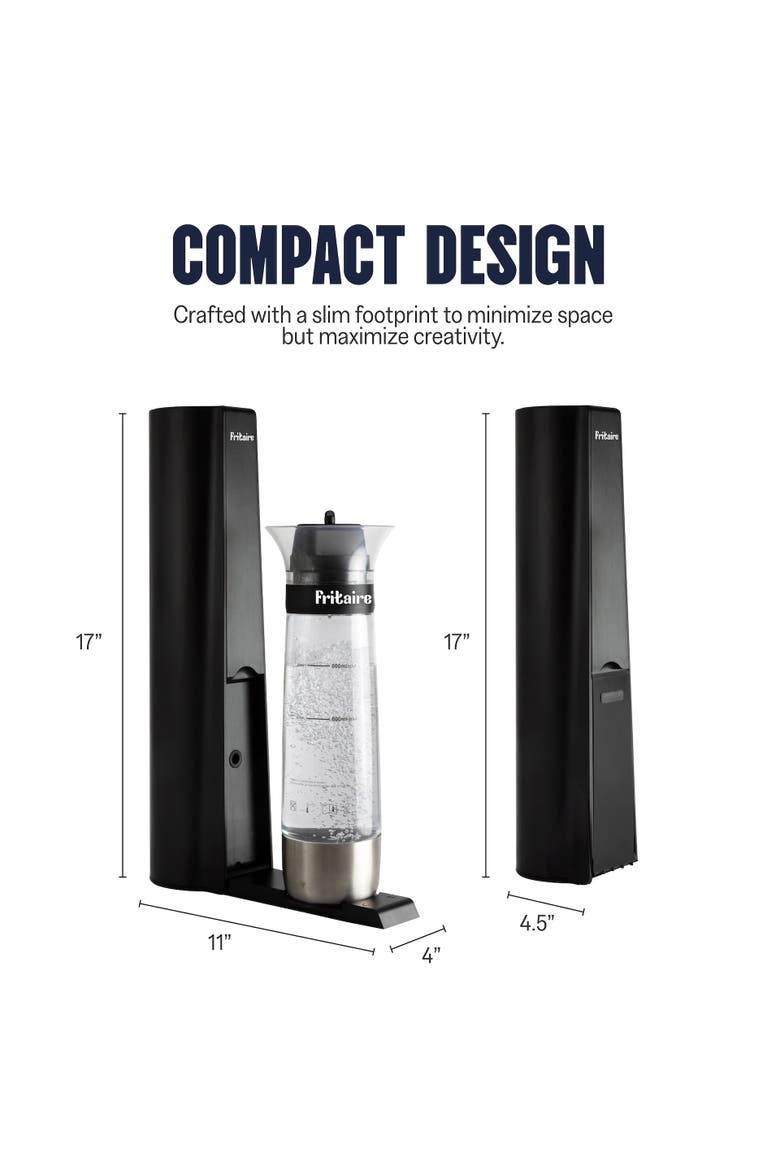 Fizze Soda Maker Machine, Alternate, color, Black