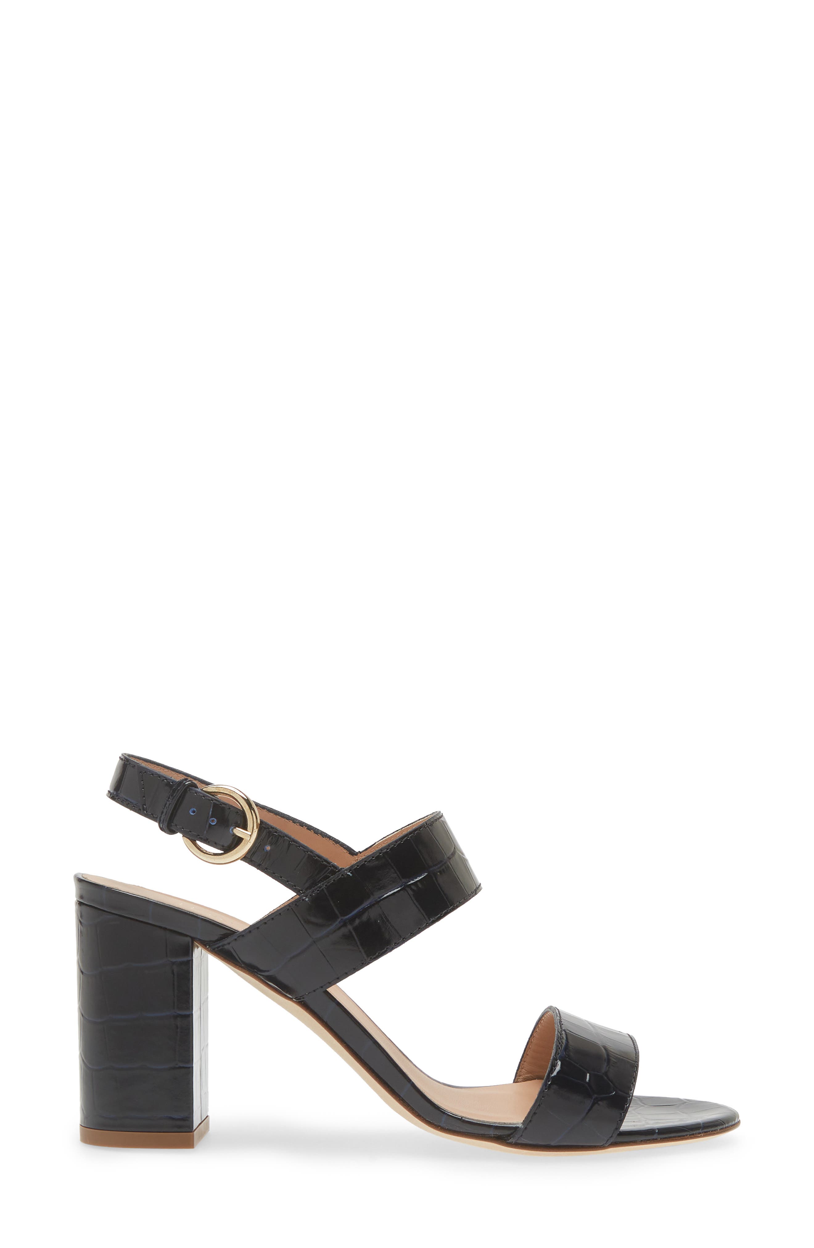 LK Bennett Raya Slingback Sandal, Alternate, color, Navy