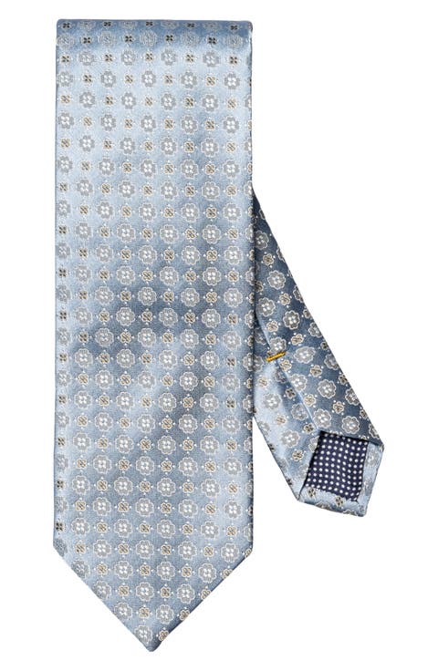 Floral Jacquard Silk Tie