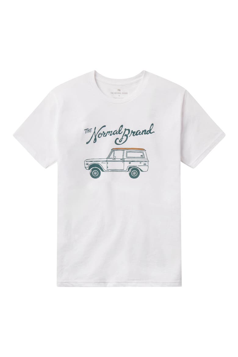 Summer Bronco Cotton Blend Graphic T-Shirt, Alternate, color, WHITE