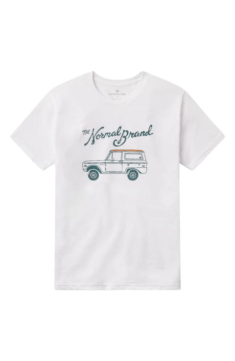 Summer Bronco Cotton Blend Graphic T-Shirt