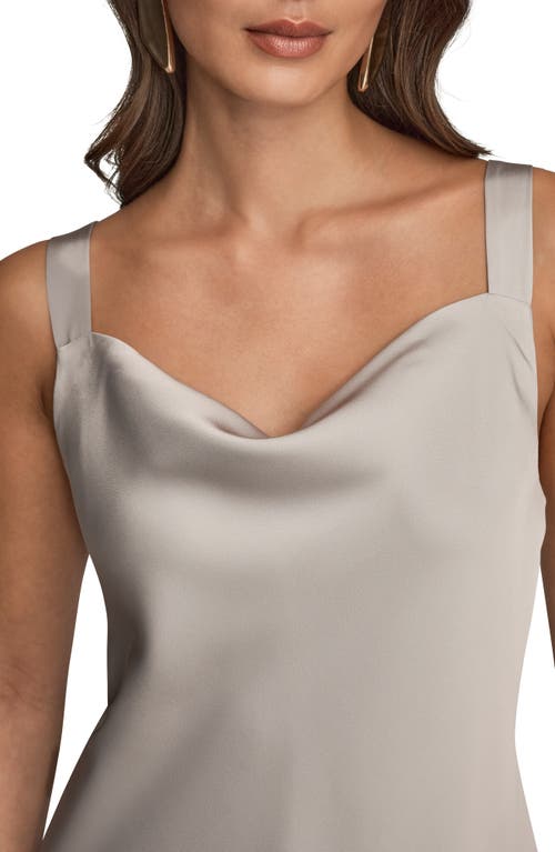 Donna Karan New York Cowl Neck Camisole In Gray