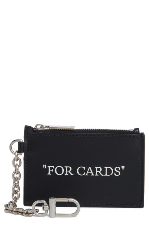 Bookish Leather Card Case & Key Ring