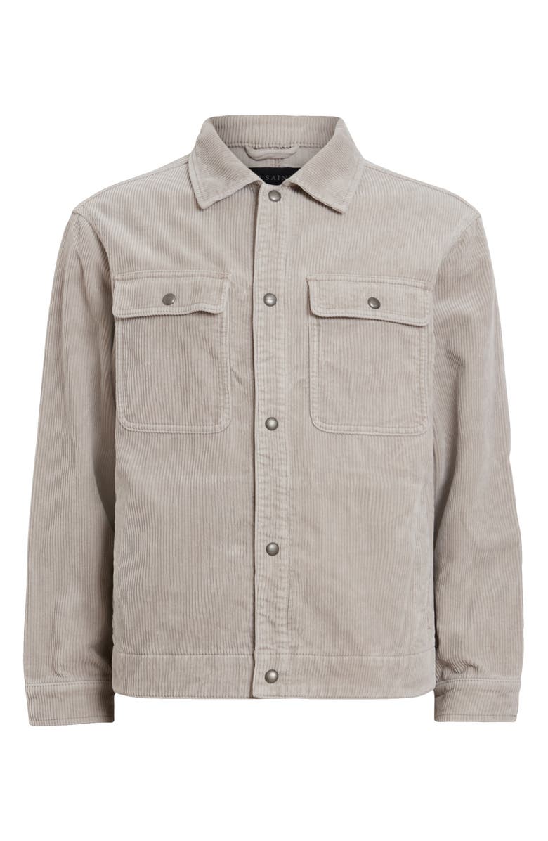 AllSaints Castleford Corduroy Overshirt, Alternate, color,