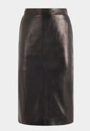 Bally Midi Skirt in Lamb Leather