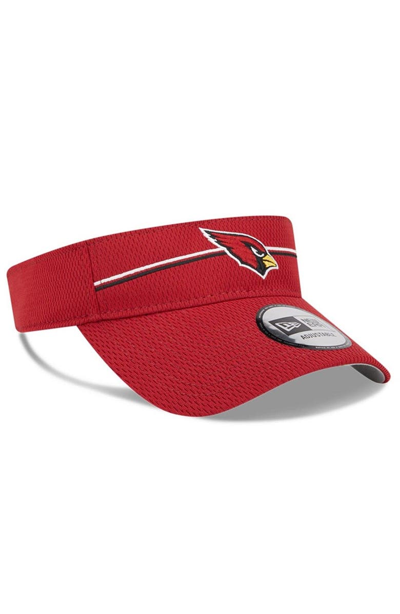 New Era Men's New Era Cardinal Arizona Cardinals 2023 NFL Training Camp Adjustable Visor, Alternate, color,