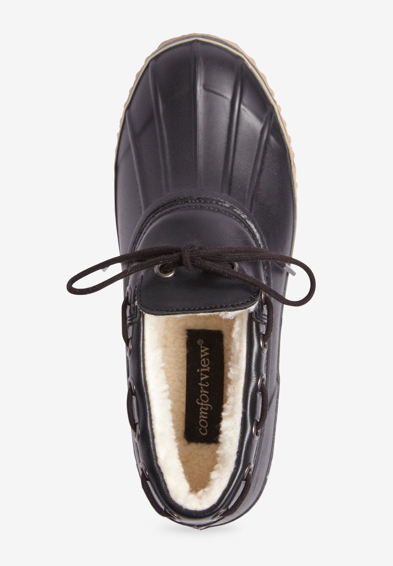 Comfortview The Storm Waterproof Rubber Slip-On, Alternate, color, Black