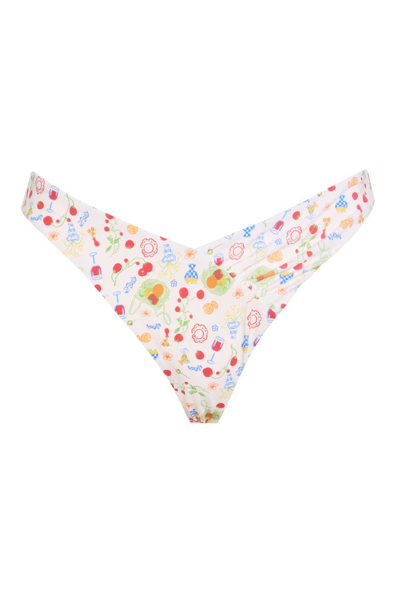 Angel Cheeky Bikini Bottoms, Alternate, color, MERCATO