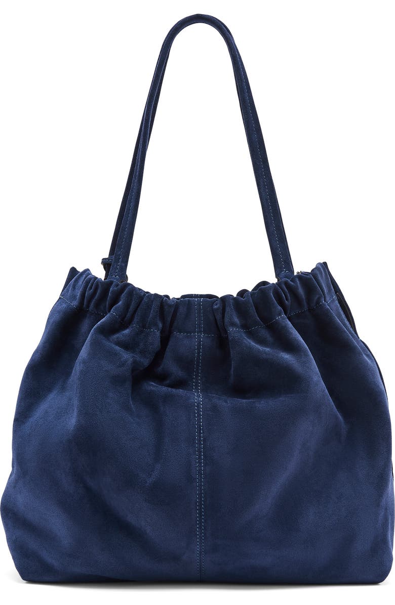 Marc Jacobs The Cristina Suede Tote, Alternate, color, Navy
