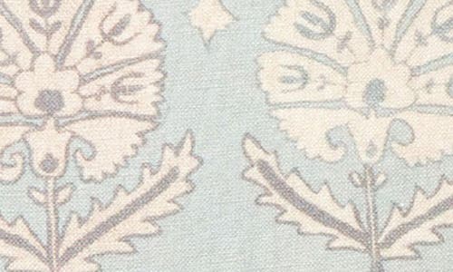 Roselli Trading Company Blue Lotus Accent Pillow In Blue Multi